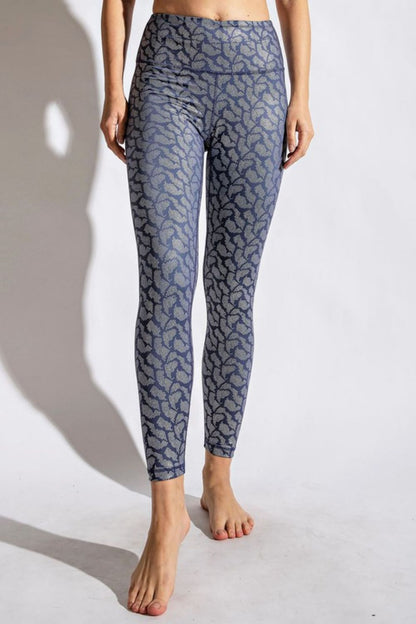 Rae Mode Printed High Rise Yoga Leggings