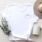 Letter Graphic Round Neck Short Sleeve T-Shirt