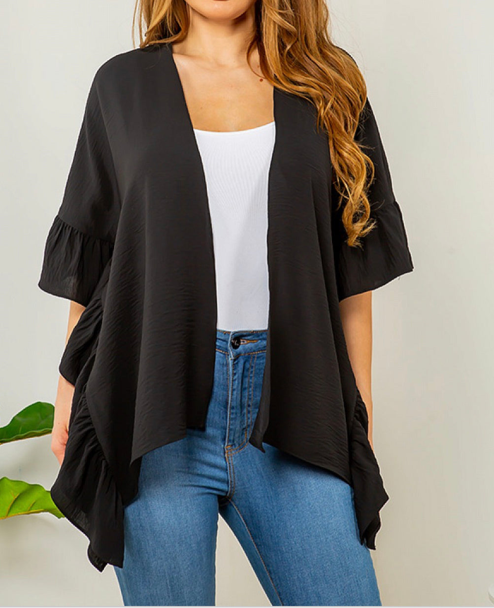 Spin USA Ruffle Cardigan